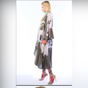 Aratta Story of the Cranes Kimono,